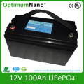 Bateria LiFePO4 de armazenamento solar 12V 100ah